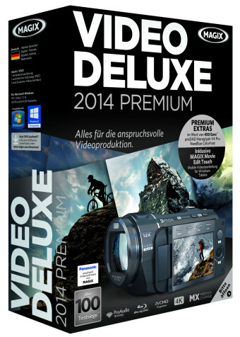Zu gewinnen: Magix Video Deluxe 2014 Premium für die anspruchsvolle Videoproduktion.