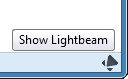 Lightbeam starten: Das Firefox-Add-on rufen Sie über das neue Symbol „Show Lightbeam“ auf