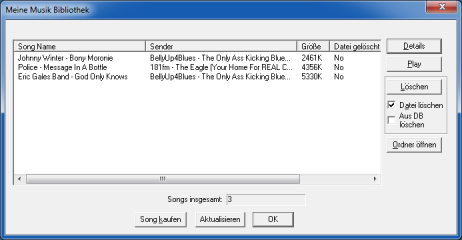 Die mit StationRipper gerippten Songs landen ordentlich in der Musik-Bibliothek, die im Windows-Ordner „Eigene Musik“ angelegt wird.