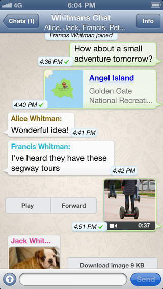 Platz 1 — WhatApp Messenger: Whats App die ist die Alternative zur SMS. Die App nutzt das Mobilnetz oder das WLAN, um mit Freunden und Bekannten Kurzmitteilungen auszutauschen. Die Appe erfordert iOS ab Version 4.3.