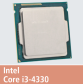 Intel Core i3-4330: 2 CPU-Kerne mit 3500 MHz CPU-Takt, 54 Watt TDP, Straßenpreis: 120 Euro.