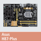 Asus H87-Plus: 6 SATA-III-Anschlüsse, 4 USB-3.0-Ports (2 onboard, 2 optional), maximal 4 RAM-Module mit insgesamt 32 GByte, Straßenpreis: 90 Euro.