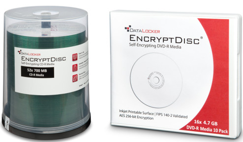 Datalocker EncryptDisc: DVD-Rohlinge mit integrierter Verschlüsselung 