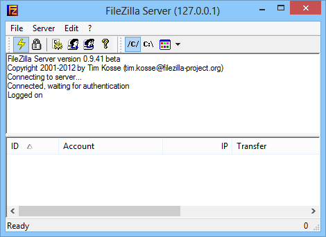 Filezilla Server ist quasi das Gegenstück zum Filezilla Client. Das Programm startet auf Ihrem Windows-Rechner einen eigenen FTP-Server.