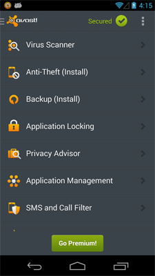 Avast Mobile Security 3.0