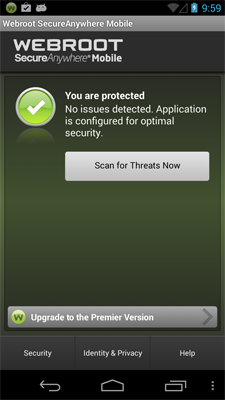 Webroot Secure Anywhere Mobile 3.5