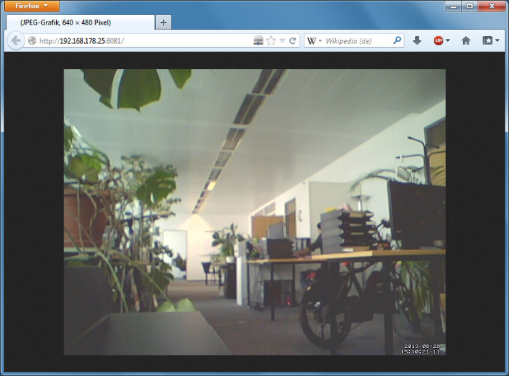 Webcam-Server: Hier sehen Sie die Redaktionsräume der com! während der Mittagspause.