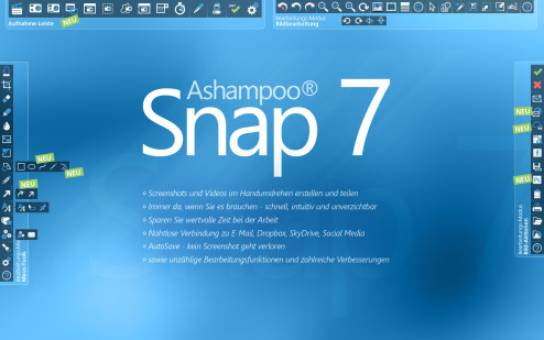 Ashampoo Snap 7: Komfortables Tool für Bildschirmfotos