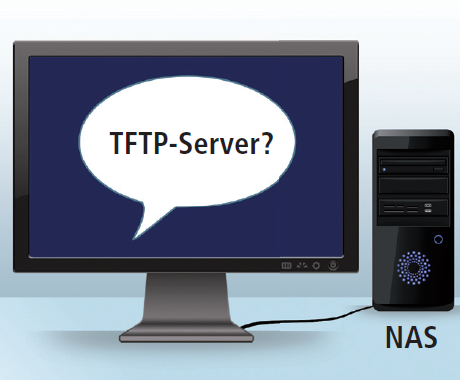 2. Der PC sucht einen TFTP-Server