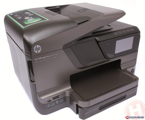 Geringe Druckkosten: Eine Schwarz-Weiß-Seite kostet beim HP Offi cejet Pro 8600 Plus nur 1,3 Cent