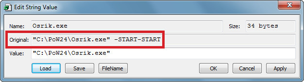 Werte bearbeiten: Registry Commander zeigt hinter „Original“, wie ein Registry-Eintrag vor einer Änderung ausgesehen hat.
