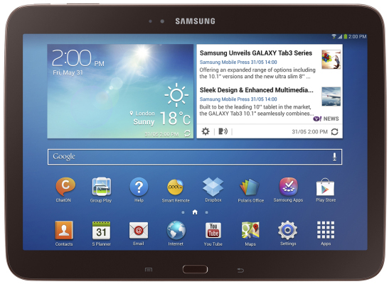 Platz 7: Samsung Galaxy Tab 3 - Zerbrechlichkeitsfaktor: 5,5
