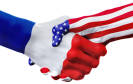 Frankreich und USA schütteln die Hände