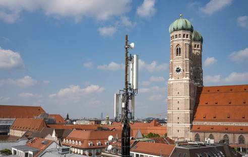 5G-Standort von Telefónica in München