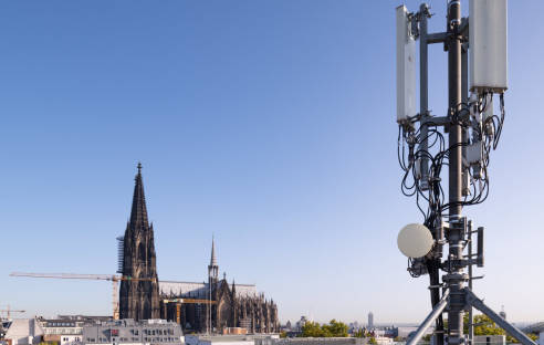 Antennenstandort von Telefónica in Köln