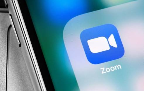 Zoom App auf Smartphone