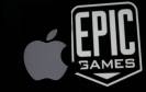 Logos von Apple und Epic Games