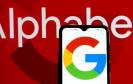 Logos von Alphabet und Google