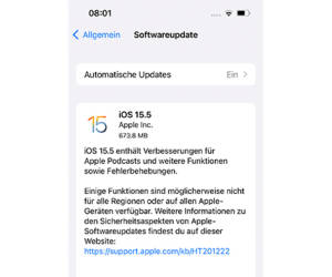IOS und iPadOS 15.5 verfügbar – mit neuen Funktionen