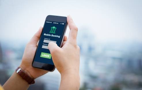 Mobile Banking auf dem Smartphone