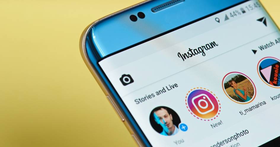 Instagram App auf Smartphone