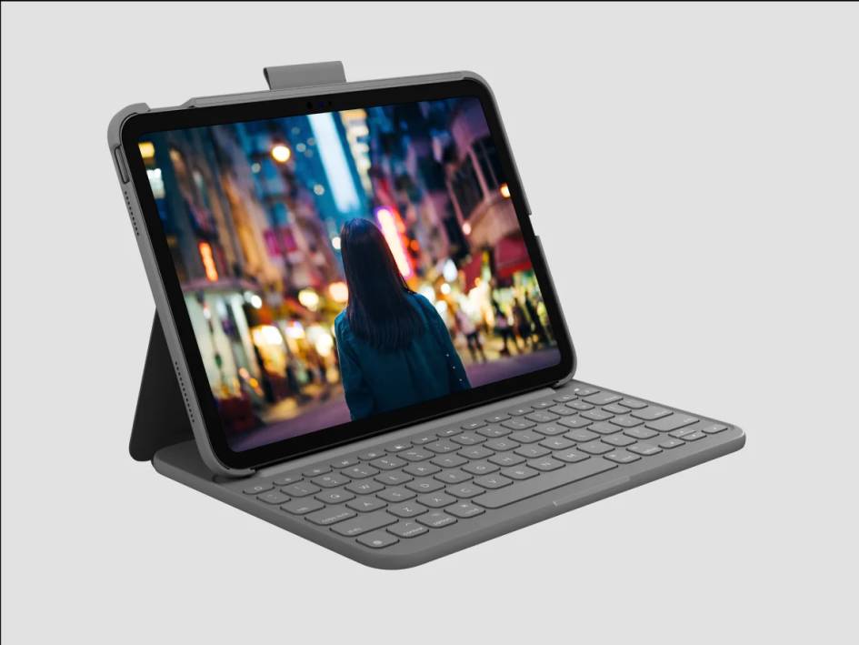 Ein iPad und die Slim Folio Tastatur