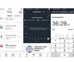 Körpertemperatur mit Fitbit-Smartwatch überwachen – so gehts
