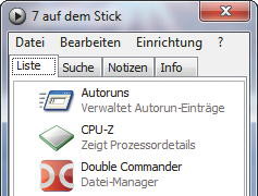 Windows-Tools fur den USB-Stick