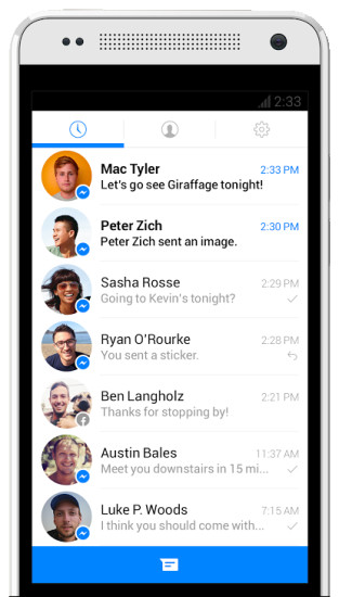 Facebook Messenger: Die App konnte sich zwar nicht richtig durchsetzen, sie soll aber weitergeführt werden.