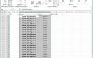 Excel-Liste mit addierten Stunden pro Tag