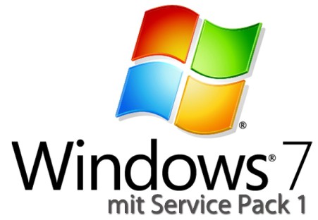 Windows 7: Setup-DVD plus Service Pack 1