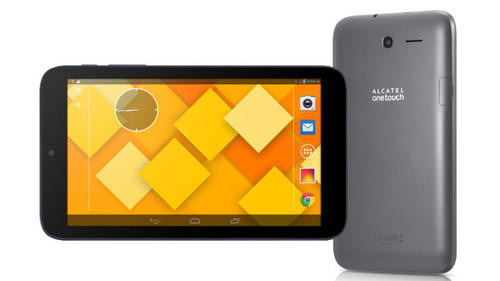 Alcatel Pixi 7: Das Tablet bietet für nur 80 Euro ein 7-Zoll-Display mit 960 x 540 Bildpunkten, einen Dualcore-Prozessor mit 1,2 GHz und zwei VGA-Kameras.