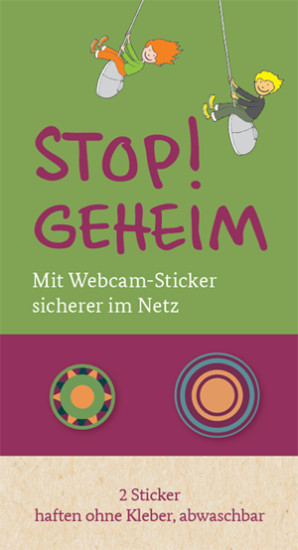 Sticker gegen Schnüffler: Das Bundesministerium für Familie, Senioren, Frauen und Jugend versendet kostenlos Aufkleber für die Kamera