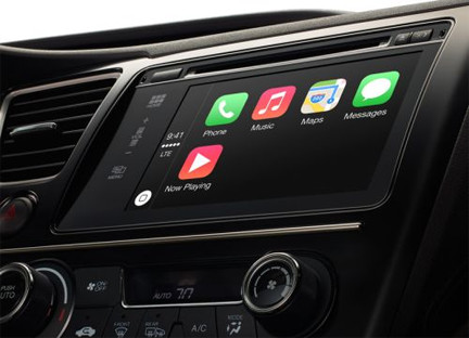 Der neue Apple-Dienst CarPlay soll iPhone-Anwendern einen intuitiven Weg bieten mit nur einem Wort oder einer Berührung Telefonanrufe zu tätigen, Karten zu nutzen oder auf Nachrichten zuzugreifen.
