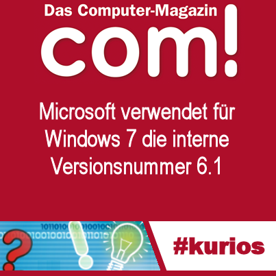 Manchmal weichen Software-Hersteller von der üblichen Versionsnummerierung ab. Intern verwenden die Firmen dann aber trotzdem oft die tatsächliche Versionsnummer. So bezeichnet zum Beispiel Microsoft das Betriebssystem WIndows 7 intern als Windows 6.1.