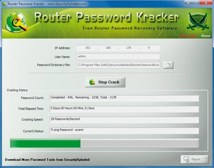 Schlüsselmeister: Der Router Password Kracker hilft Ihnen bei der Suche nach verlorenen Router-Passwörtern. 