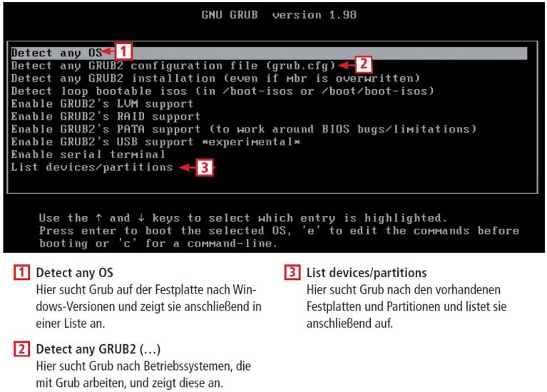 So geht’s: Mit dem Live-System Super Grub2Disk starten Sie Windows auch dann, wenn der MBR beschädigt ist oder überschrieben wurde.