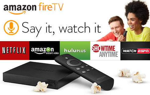 Amazon hat eine Streaming-Box für Fernseher vorgestellt. Das "Fire TV" kommt mit Android OS und bringt Filme und Serien aus dem Netz auf den TV-Bildschirm.