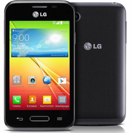 LG L40 - Die dritte Generation der modischen L-Serie von LG geht mit den Android-Smartphones L40, L70 und L90 an den Start. Das günstige L40 mit Grundausstattung bildet dabei den Einstieg, was den Preis und die Display-Dimensionen betrifft.