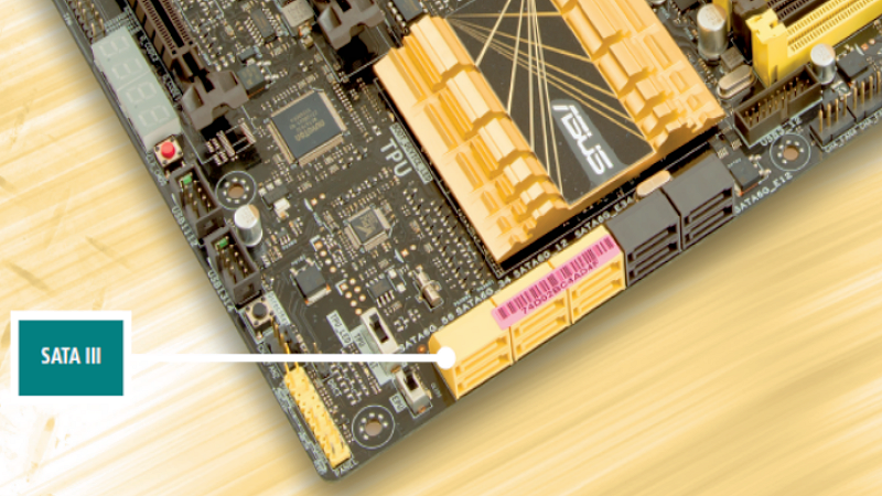 SATA III - Erst über SATA III können SSD- und Hybrid-Festplatten ihre Geschwindigkeitsvorteile gegenüber herkömmlichen Modellen voll ausspielen.