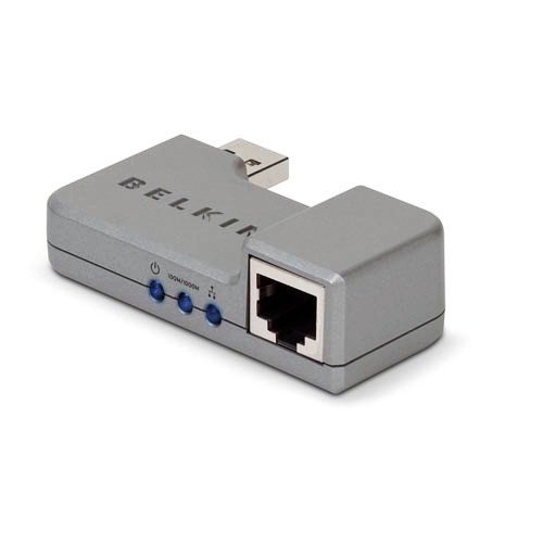 USB-Netzwerkkarte: Sie wird per USB angeschlossen (Bild 2).