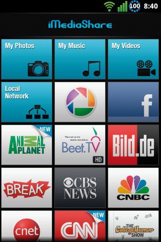iMediashare Lite: Diese App streamt Musik, Fotos und Videos vom Handy auf internetfähige TV-Geräte Ihres Heimnetzes.