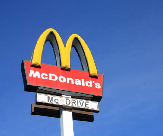 Platz 5: die Fastfood-Kette McDonald`s mit einem Markenwert von 85,71 Milliarden US-Dollar