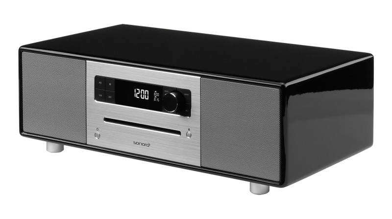 sonoroStereo - Die Hifi-Anlage von Sonoro besitzt einen integrierten CD-Player sowie ein DAB+-Radio. Externe Geräte lassen sich via Bluetooth Codec apt-X anschließen.