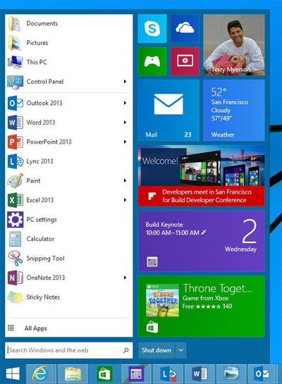 Startmenü in Windows 8: So sehen die ersten Entwürfe für ein Startmenü in Windows 8 aus, die Microsoft im April dieses Jahres veröffentlichte. Doch darauf werden die Nutzer wohl noch ein wenig warten müssen.