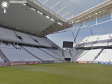 Arena Corinthians (São Paulo) - Am 12. Juni findet in der Arena Corinthians in São Paulo das Eröffnungsspiel der Fußball-WM statt - Gastgeber Brasilien trifft dabei auf den WM-Dritten von 1998 Kroatien. Das Stadion fasst 68.000 Zuschauer.