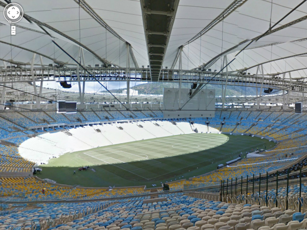 Estádio do Maracanã (Rio de Janeiro) - Das Estádio do Maracanã wurde bereits 1950 erbaut und war bei seiner Fertigstellung mit einer maximalen Kapazität von 200.000 Zuschauer das größte Fußballstadion der Welt. Nach zahlreichen Sanierungs und Umbau-Arbeit