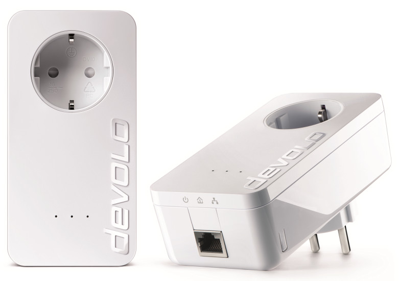 Devolo dLAN 650+: Dieser Devolo-Adapter erreicht eine Brutto-Geschwindigkeit von 600 MBit/s. Im Herbst 2014 sollen die ersten Gigabit-Adapter für das Power-LAN folgen.
