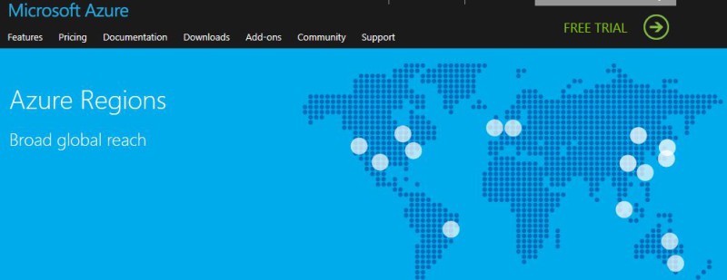 Verteilte Rechenkraft - Weltweit betreibt Microsoft acht Azure-taugliche Rechenzentren.Die europäischen stehen in Dublin und in Amsterdam. 