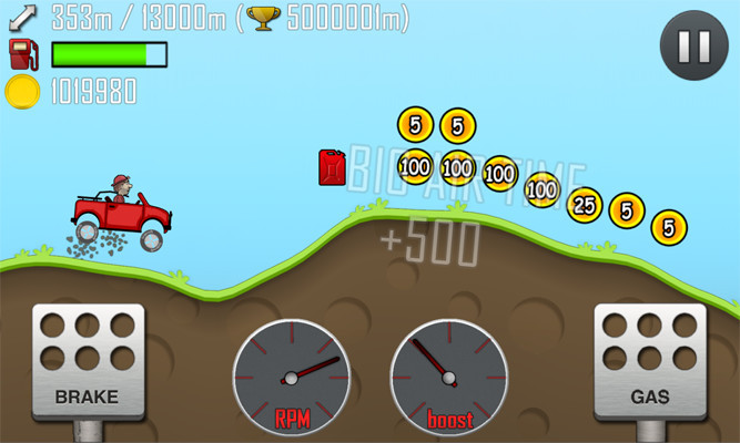 Hill Climb Racing: In diesem Spiel zählten die Verbraucherschützer rund 1.000 Möglichkeiten für In-App-Käufe.
